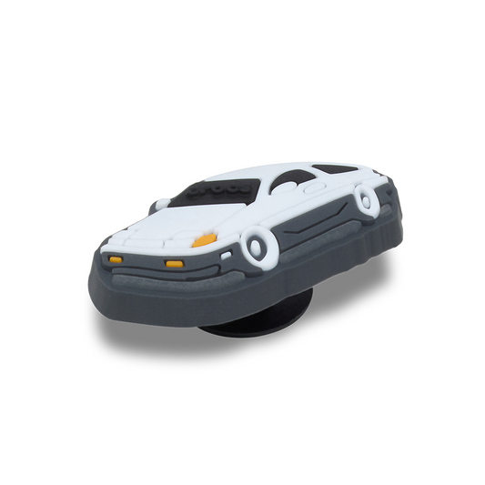 Glow White Street Race Car