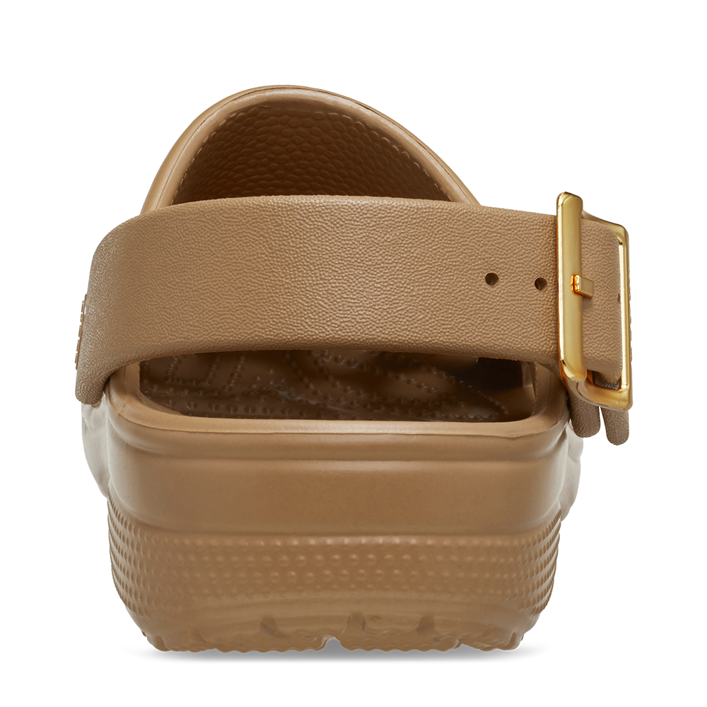Classic Metallic Buckle Clog
