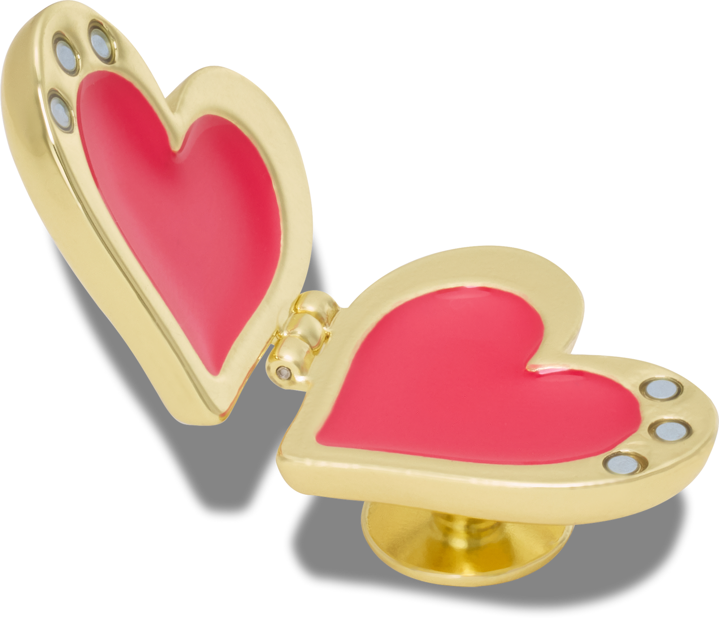 Gold Bubble Locket Heart