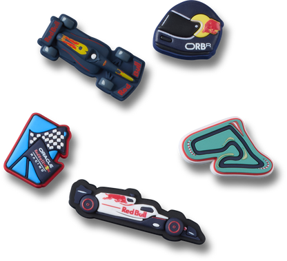 Oracle Red Bull Racing Crocs 5 Pack Jibbitz