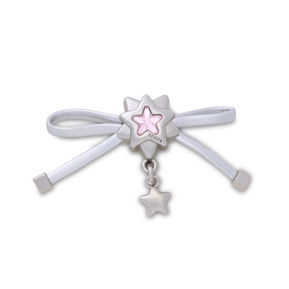 Silver Bow and Star Dangle