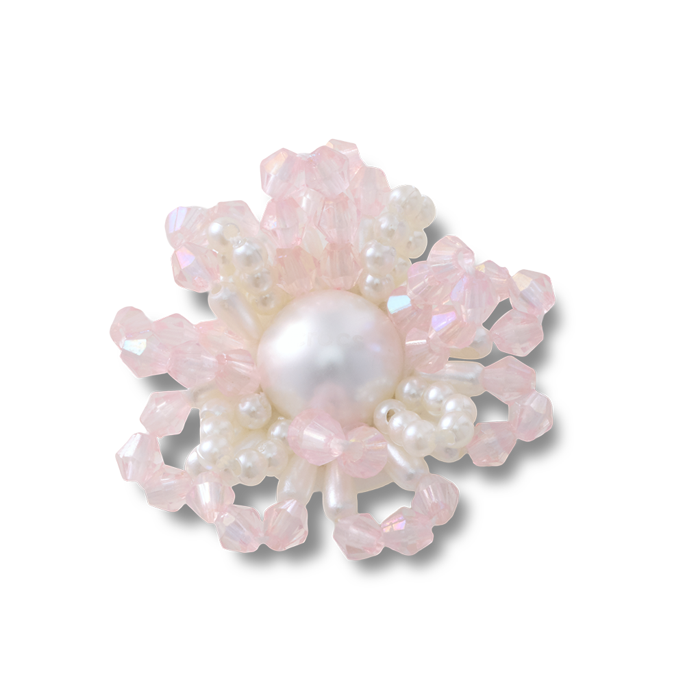 Beaded Pearl Flower