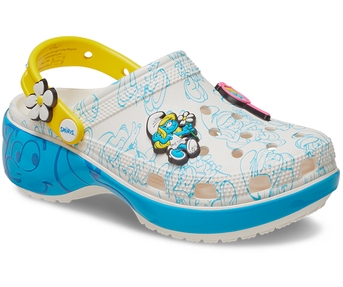 Smurfs Platform Clog