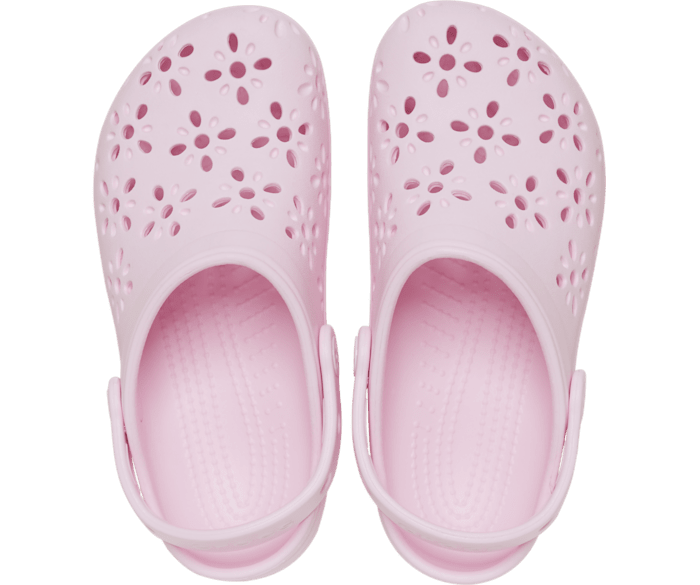 Kids' Classic Floral Cut-Out Clog