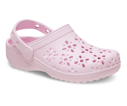Kids' Classic Floral Cut-Out Clog