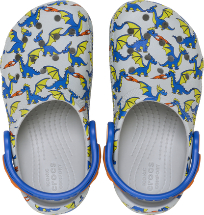Toddler Classic Dragon Graphic Clog