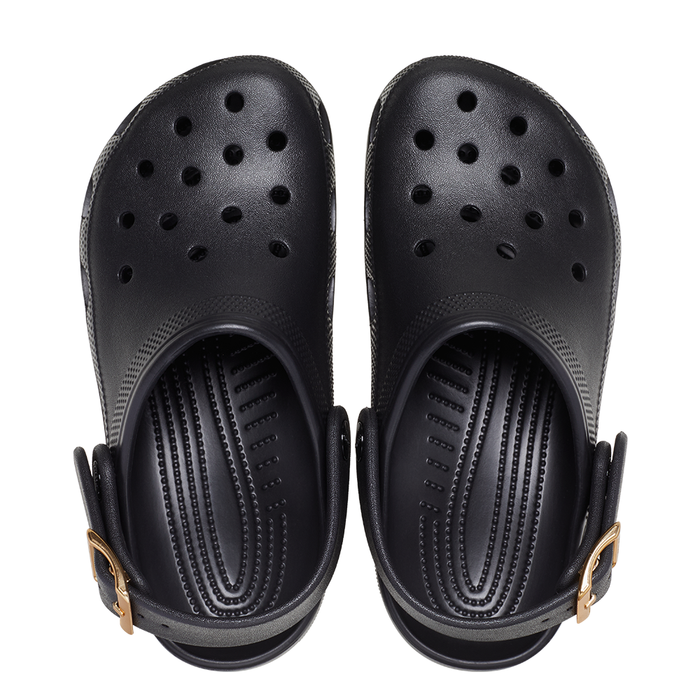 Classic Metallic Buckle Clog