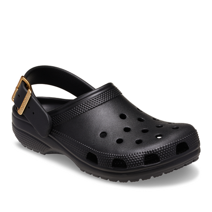Classic Metallic Buckle Clog