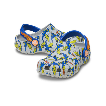 Toddler Classic Dragon Graphic Clog