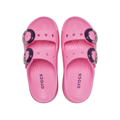 Women Saturday Platform Dipped Buckle Sandal